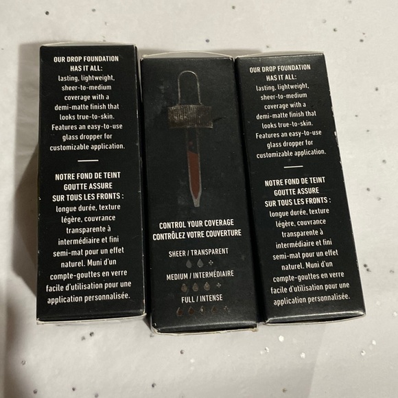 3 NYX Professional Makeup Total Control Pro Drop Foundation DEEP EBONY TCPDF25 - Picture 6 of 7